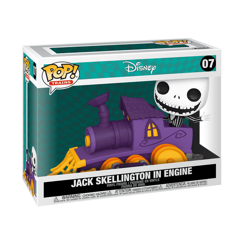 Funko POP! Trains: The Nightmare Before Christmas - Jack Skellington in Engine #07