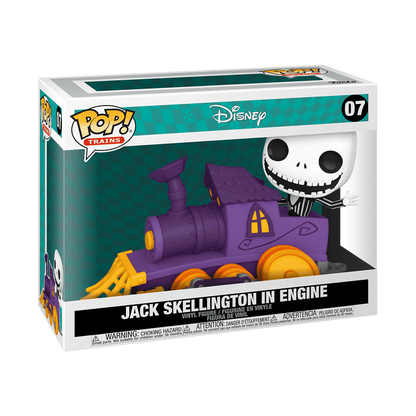 Funko POP! Trains: The Nightmare Before Christmas - Jack Skellington in Engine #07