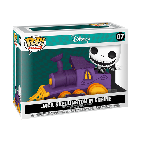Funko POP! Trains: The Nightmare Before Christmas - Jack Skellington in Engine #07