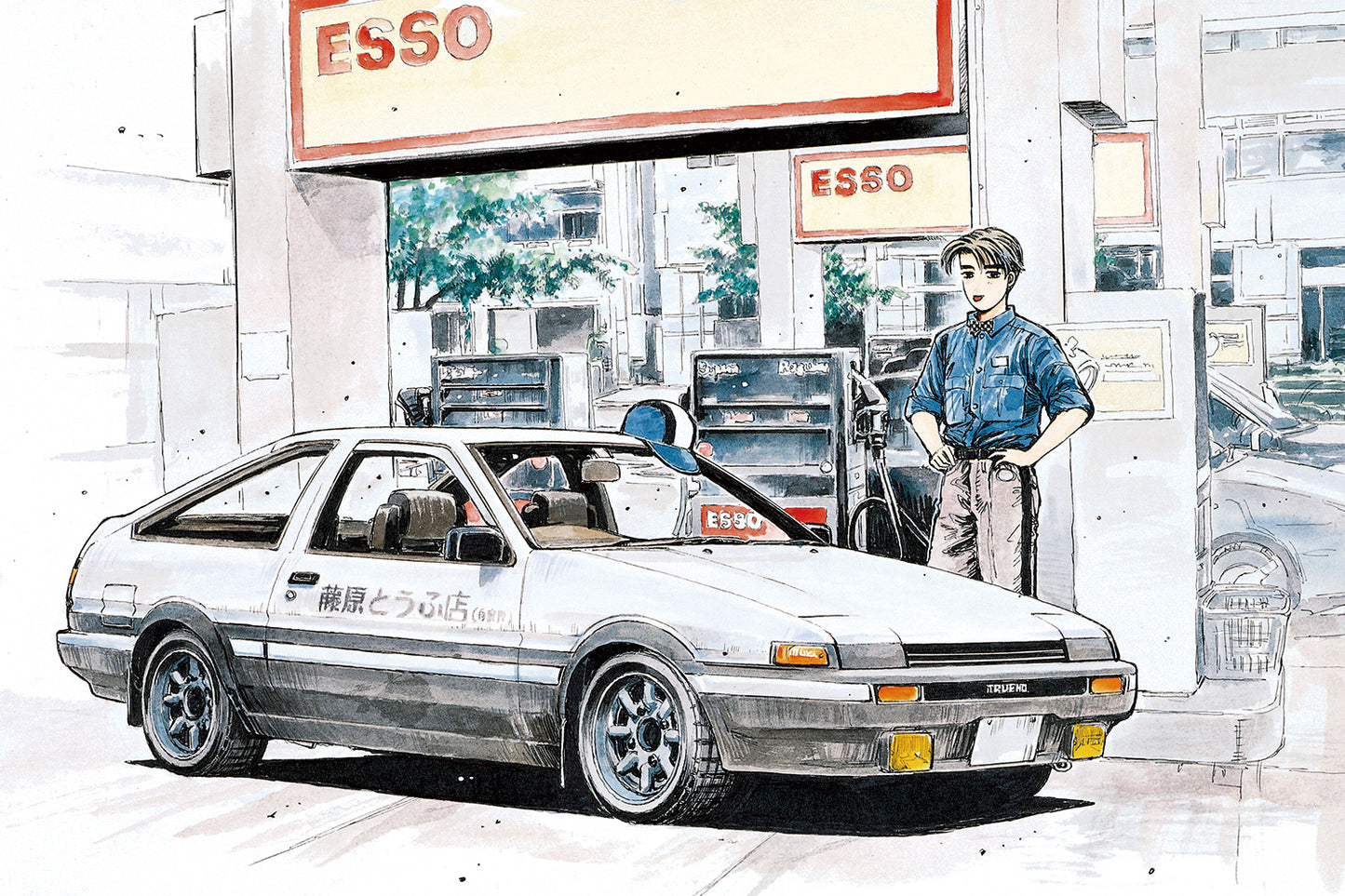 Initial D: Takumi's Hachiroku #CM-1 - 1/32 Scale Model Kit