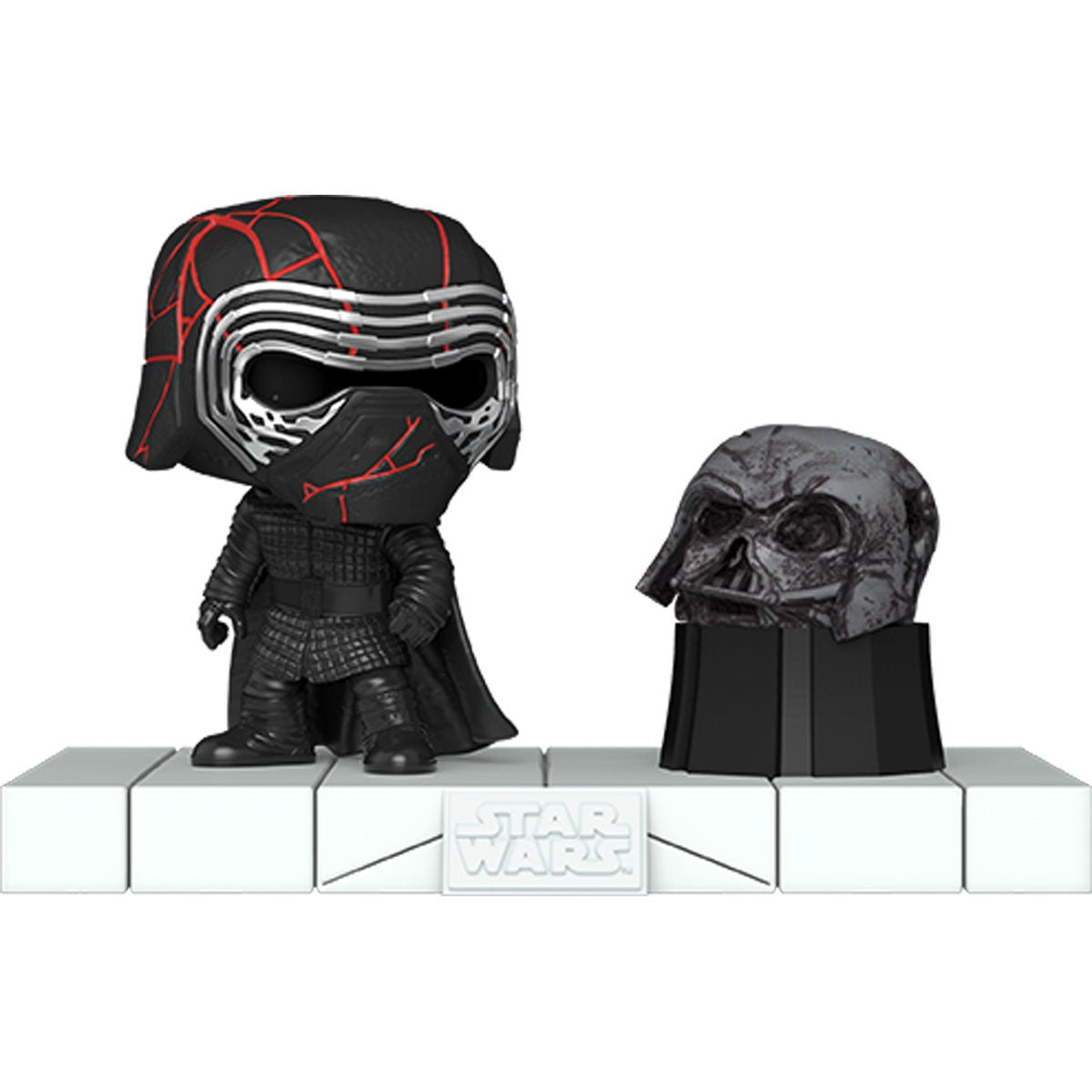 Funko POP! Star Wars: Dark Side - Kylo Ren with Darth Vader's Helmet #739 (Deluxe)