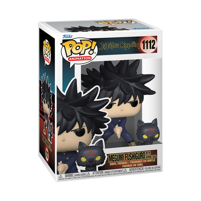 Funko POP! Anime: Jujutsu Kaisen - Megumi Fushiguro with Divine Dog #1112