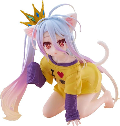 No Game No Life: Desktop Cute Figure - Shiro (Cat Ear T-Shirt Ver.)