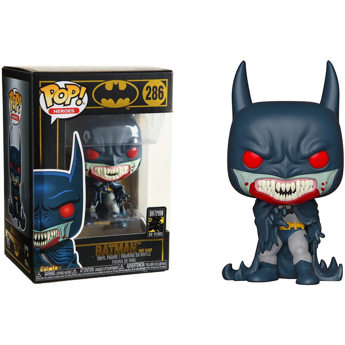 Funko Heroes Pop: Batman 80th - Batman (Red Rain) #286