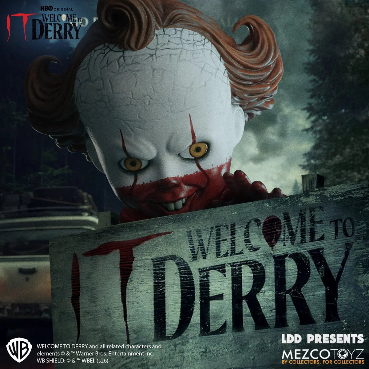 [Pre-Order] Living Dead Dolls Presents: Welcome to Derry - Bloody Pennywise Doll