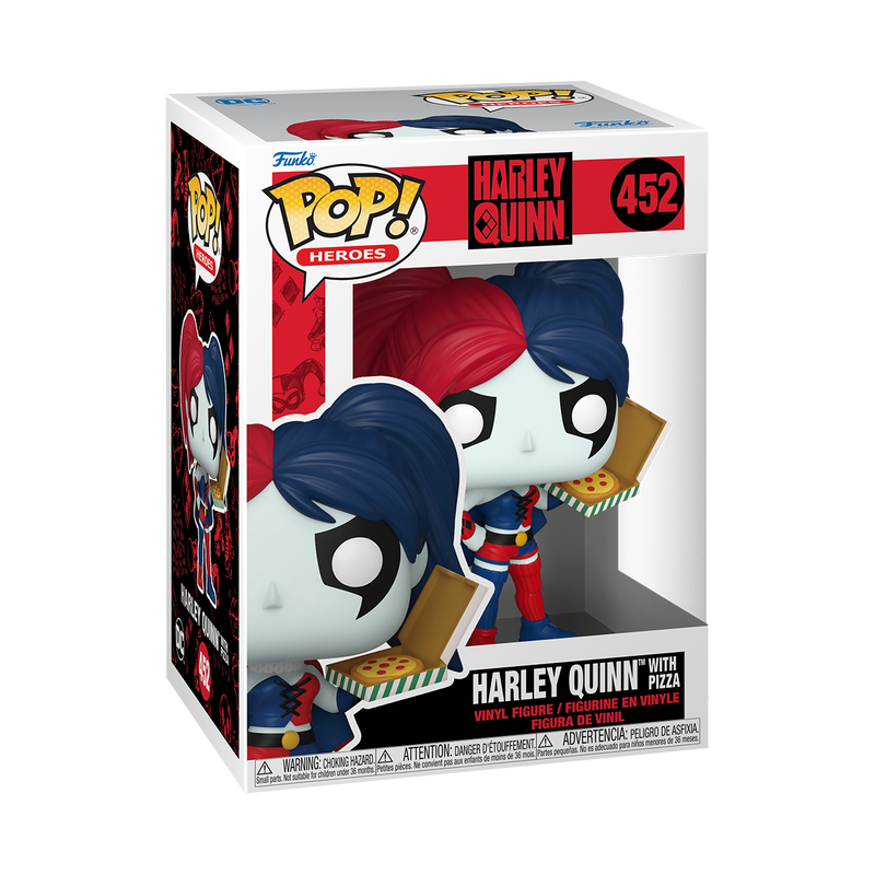 Funko POP! DC Heroes: Harley Quinn with Pizza #452