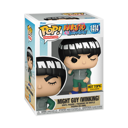 Funko POP! Anime: Naruto Shippuden - Might Guy (Winking) #1414 (Hot Topic Exclusive)