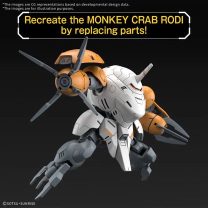 Mobile Suit Gundam: Iron Blooded Orphans - 598's Monkey Rodi/Monkey Crab Rodi - HG 1/144 Scale Model Kit