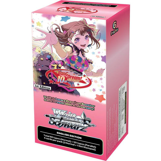 BanG Dream! 10th Anniversary: Weiss Schwarz English Edition Premium Booster