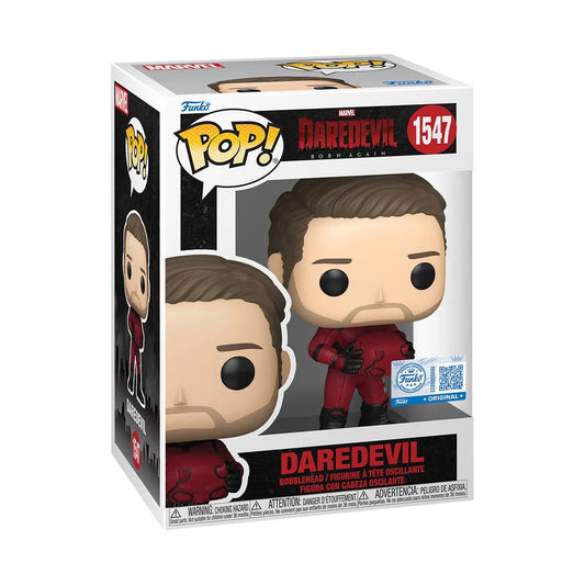 Funko POP! Marvel: Daredevil: Born Again - Daredevil Unmasked #1547 (Entertainment Earth Exclusive)