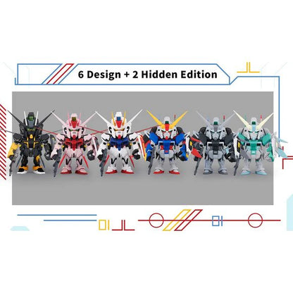Bandai BNESH QMSV Mini Strike Gundam & Destiny Gundam Series Blind Box 1 Random