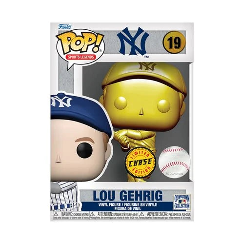 Funko MLB Legends Pop!: Lou Gehrig #19 (Chase Bundle Available)