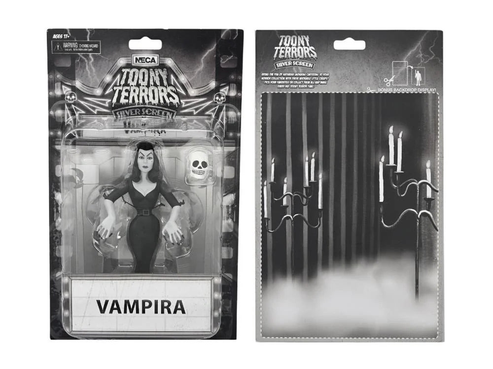 Vampira (Silver Scream Edition) - Toony Terrors 6" Action Figure