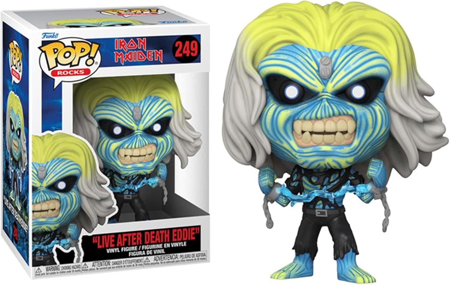 Funko POP! Rocks: Iron Maiden - Life Death Eddie #249 - Videguy Collectibles