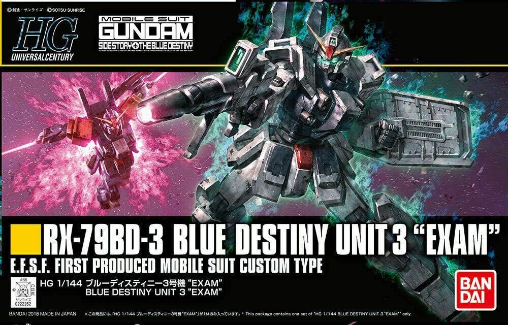 #209 Blue Destiny Unit 3 (Exam) "Gundam: The Blue Destiny", Bandai HGUC 1/144