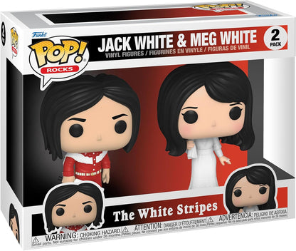 Funko POP! Rocks: The White Stripes - Jack White & Meg White 2 Pack