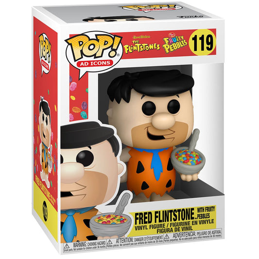 Funko POP! Ad Icons: Fruity Pebbles - Fred Flintstone with Fruity Pebbles #119