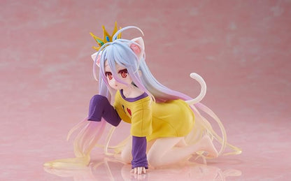 No Game No Life: Desktop Cute Figure - Shiro (Cat Ear T-Shirt Ver.)