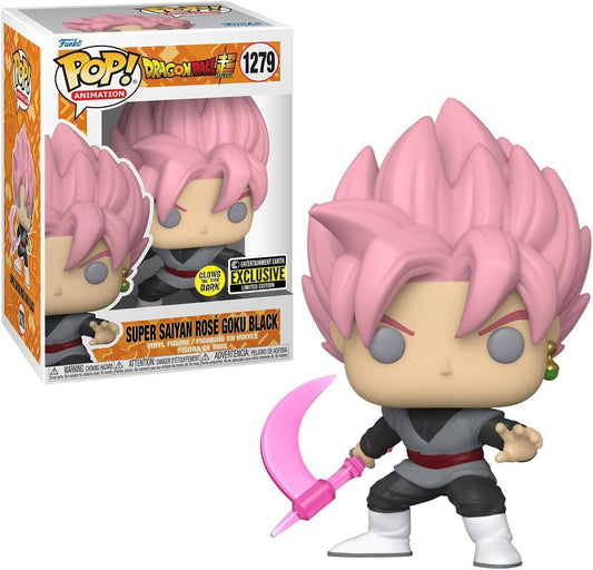 Funko POP! Animation: Dragon Ball Super - Super Saiyan Rosé Goku Black #1279 (Glows in the Dark) (Entertainment Earth Exclusive)