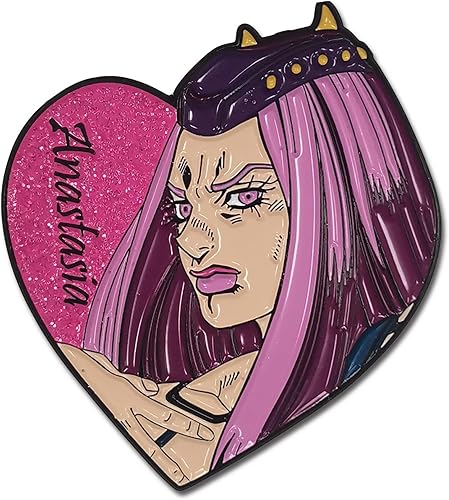 Jojo's Bizarre Adventure S5 Stone Ocean - Anastasia Heart Pin