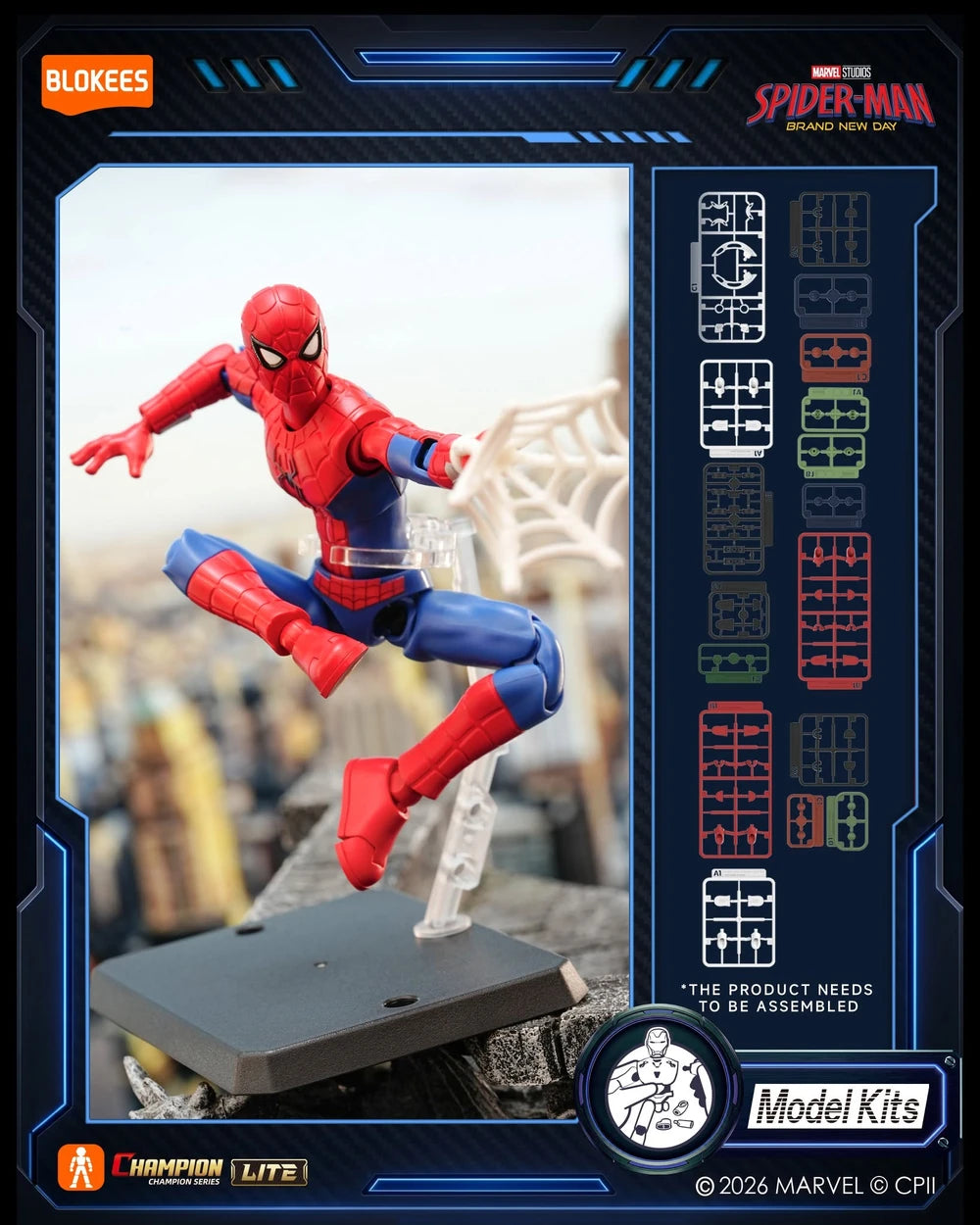 Marvel Hero Champion Class Lite 01 Spider-Man: Brand New Day - Model Kit