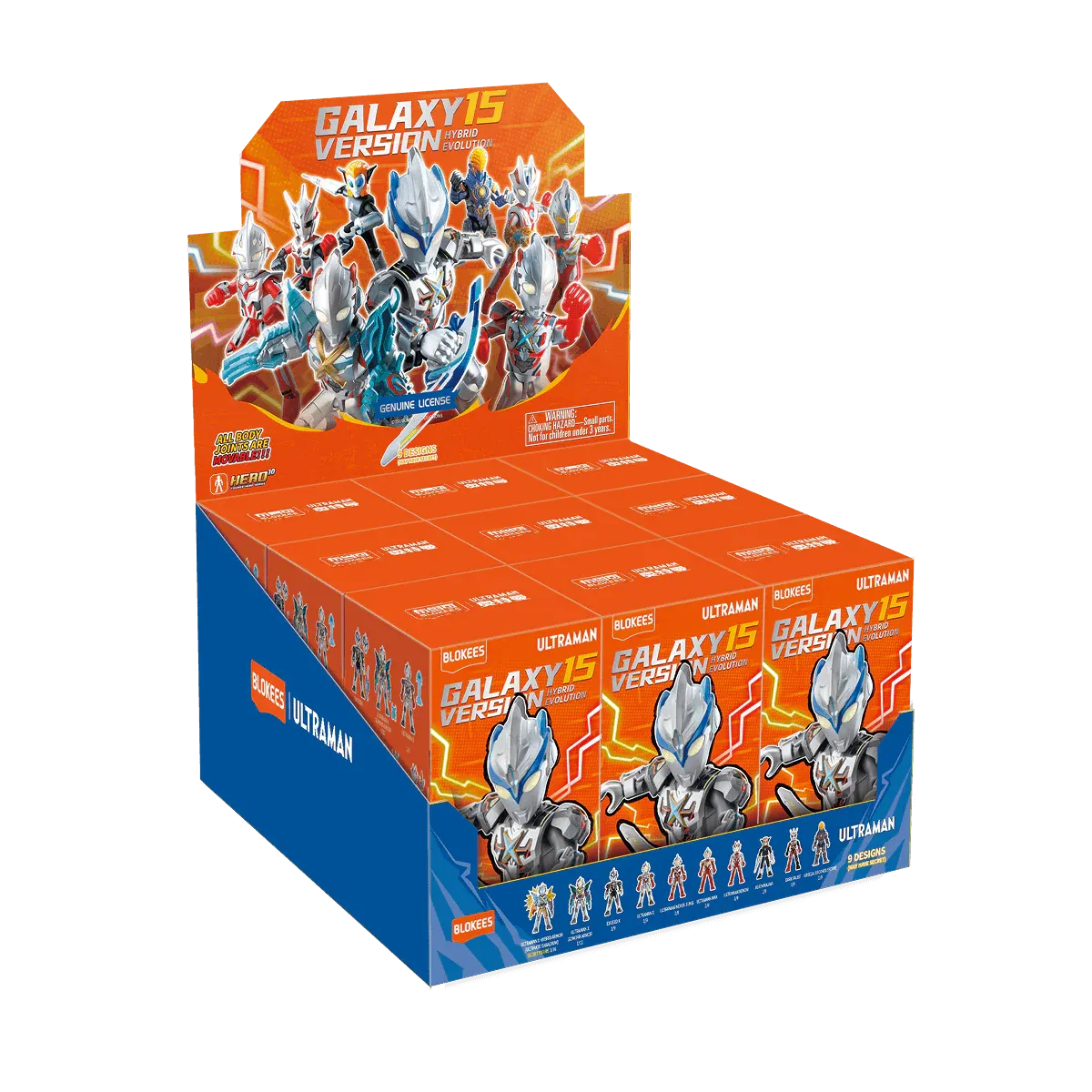 [Arriving Soon] Ultraman: Galaxy Version 15 - Hybrid Evolution - Blokees Blind Box - Videguy Collectibles