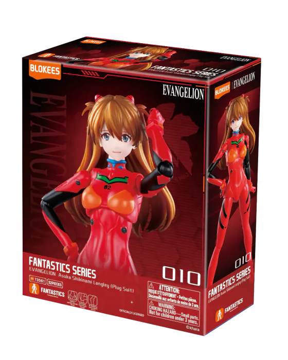 Blokees: Evangelion - Fantastic Series - Asuka Shikinami Langley (Plug Suit Ver.)