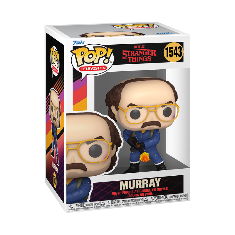 Funko POP! Television: Stranger Things S4 - Murray with Flamethrower #1543