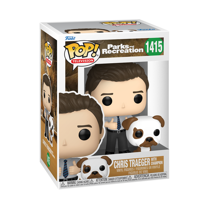 Funko POP! Television: Parks and Recreation - Chris Traeger with Champion #1415