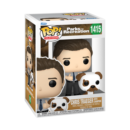 Funko POP! Television: Parks and Recreation - Chris Traeger with Champion #1415