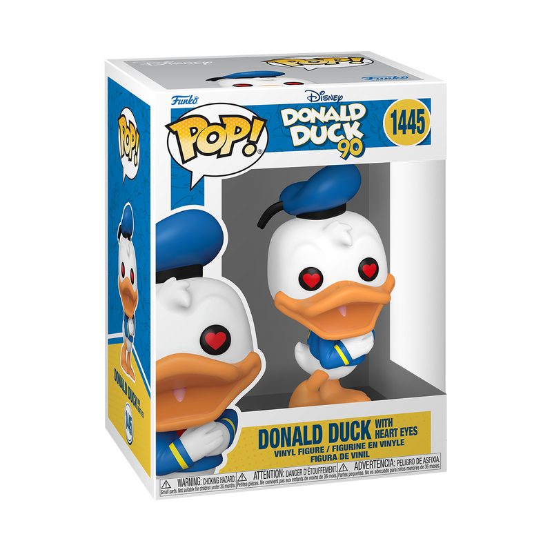 Funko POP! Disney: Donald Duck 90th Anniversary - Donald Duck with Heart Eyes #1445