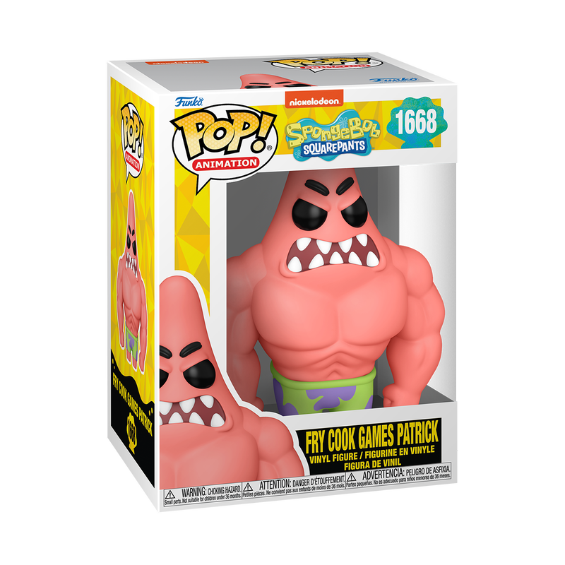 Funko POP! Animation: Spongebob Squarepants - Fry Cook Games Patrick #1668