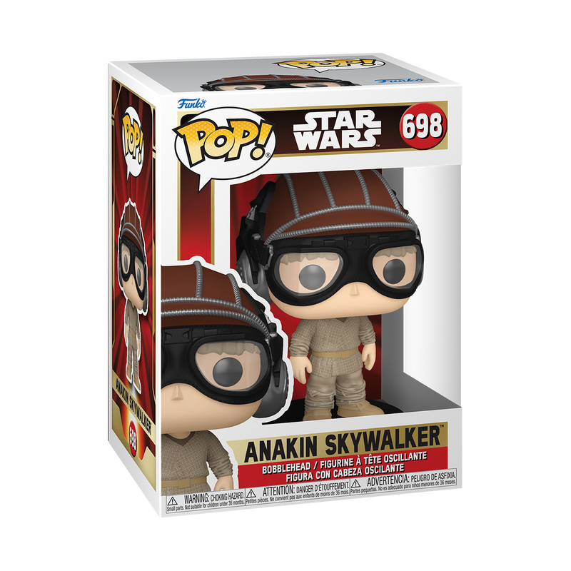 Funko POP! Star Wars: Young Anakin Skywalker in Pod Racer Helmet #698