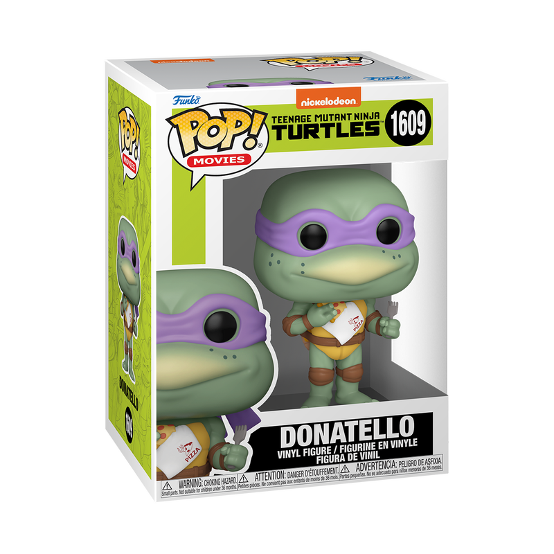 Funko POP! Movies: Teenage Mutant Ninja Turtles - Donatello with Pizza Slice #1609