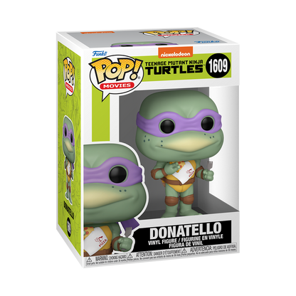 Funko POP! Movies: Teenage Mutant Ninja Turtles - Donatello with Pizza Slice #1609