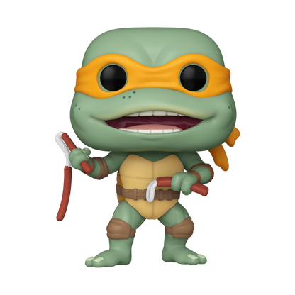 Funko POP! Movies: Teenage Mutant Ninja Turtles - Michelangelo with Sausage Nunchuck #1611