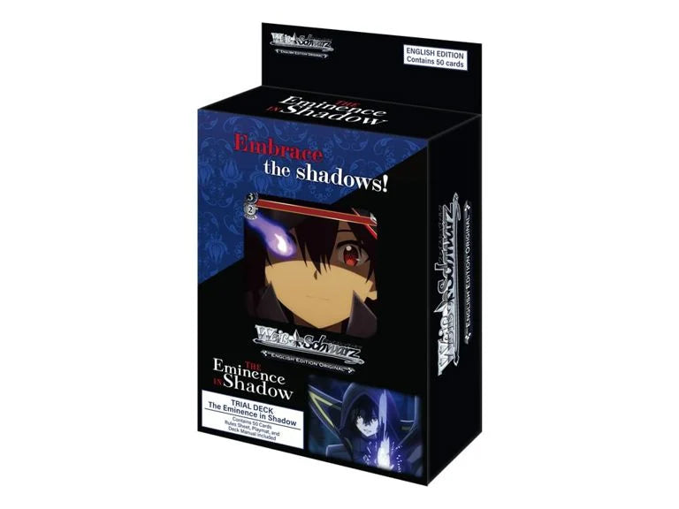 The Eminence in Shadow: Weiss Schwarz Card Game Trial Deck