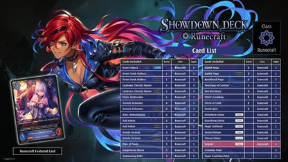 Runecraft Shadowverse: Evolve English Edition Showdown Deck