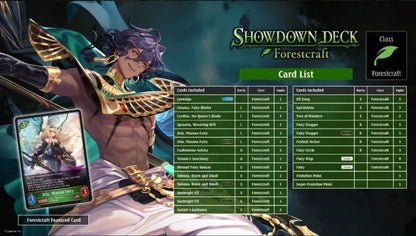 Forestcraft Shadowverse: Evolve English Edition Showdown Deck