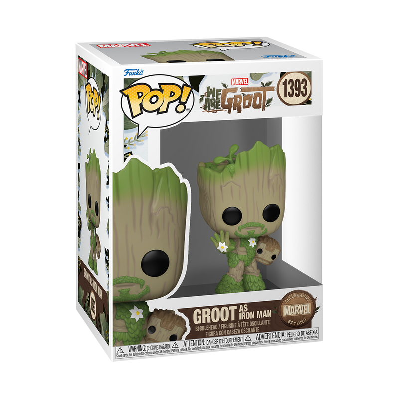 Funko POP! Marvel: We Are Groot - Groot as Iron Man #1393