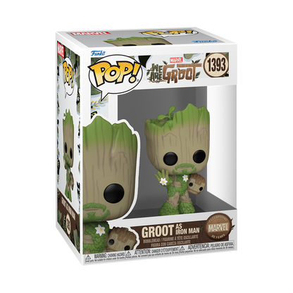 Funko POP! Marvel: We Are Groot - Groot as Iron Man #1393