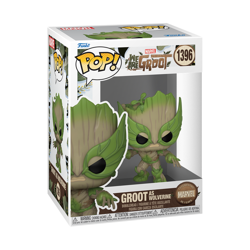 Funko POP! Marvel: We Are Groot - Groot as Wolverine #1396