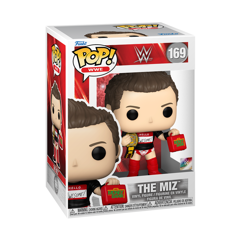 Funko POP! WWE: The Miz with Money in the Bank Briefcase #169