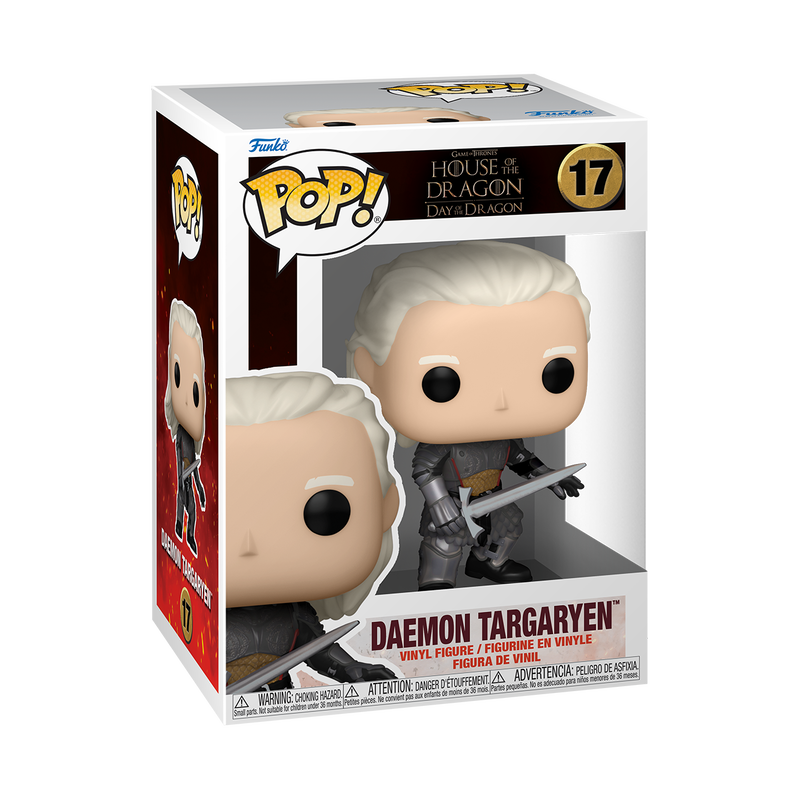 Funko Game of Thrones Pop!: House of the Dragon - Day of the Dragon - Daemon Targaryen with Dark Sister #17