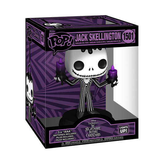 Funko POP! Super Light Up - The Nightmare Before Christmas - Jack Skellington Holding Candles #1501