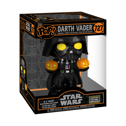 Funko POP! Super Light Up - Star Wars - Darth Vader Holding Pumpkins #727