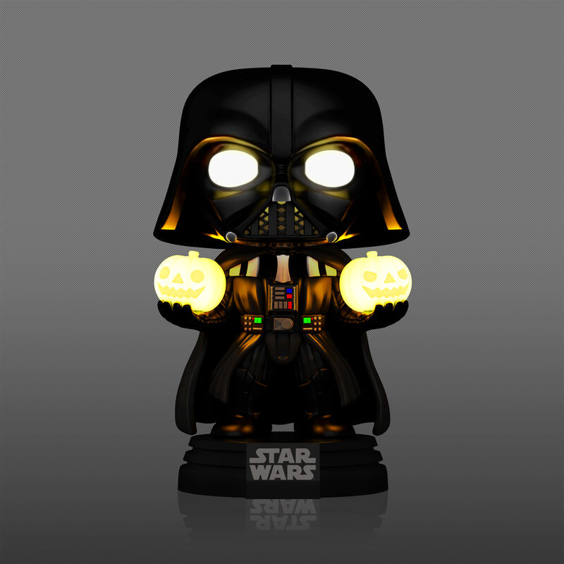 Funko POP! Super Light Up - Star Wars - Darth Vader Holding Pumpkins #727