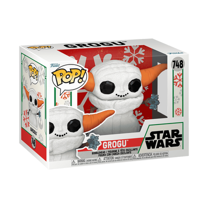 Funko POP! Star Wars: The Mandalorian - Snowman Grogu #748