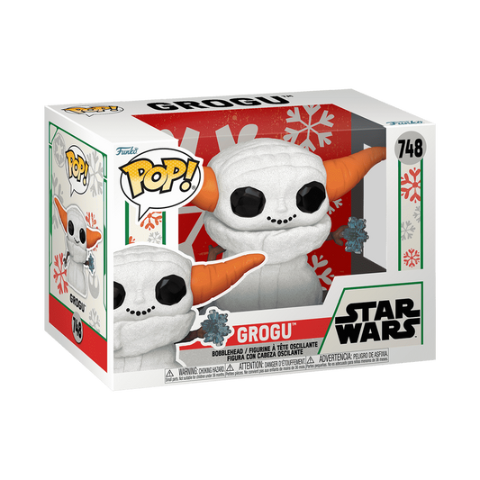 Funko POP! Star Wars: The Mandalorian - Snowman Grogu #748