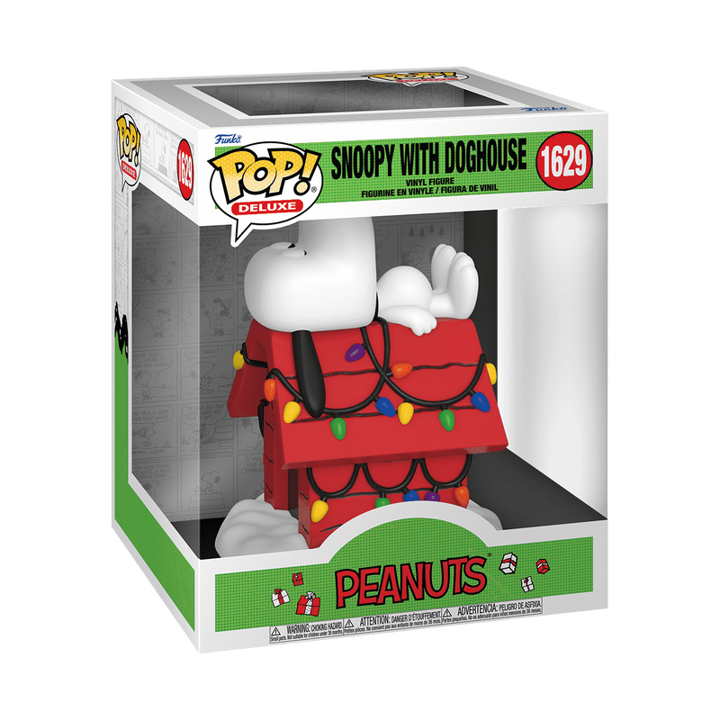 Funko POP! Television: Peanuts - A Charlie Brown Christmas - Snoopy with Doghouse #1629 (Deluxe)